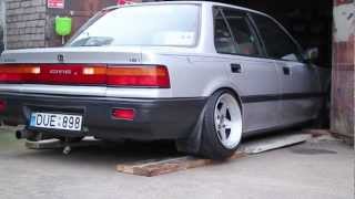 DžiZas Slammed 89 Turbo Civic [upl. by Vachell]