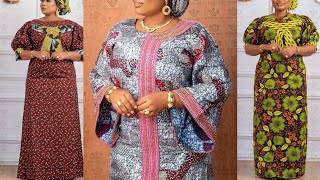 Latest amp Trendy Ankara Bububoubou Gown styles  Beautiful Long MaxiKaftan Dress Styles in 2024 [upl. by Einwahs]