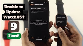 watchOS 9 Apple Watch Won’t Update Fix [upl. by Palermo]