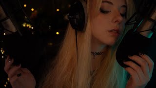 ASMR  gentle Unintelligible Whispering in the Rain  ear to ear [upl. by Roath335]