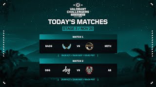 VCT Challengers SEA  Split 3  Stage 3 DAY 4  NAOS vs MITH  DSG vs AE [upl. by Ahsitra300]