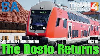 The Dosto Returns  Doppelstockwagen  Bahnstrecke Salzburg Rosenheim  Train Sim World 4 [upl. by Marcy]