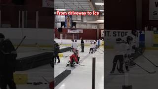 From driveway to Ice rink hiphop hockey highlights follow everyone [upl. by Aerdnad6]