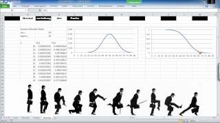 Normalverteilung und ihre Berechnung in Excel 2010 [upl. by Lenej580]