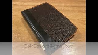 The1874 RLDS Lamonai Iowa Book of Mormon [upl. by Nolrah]