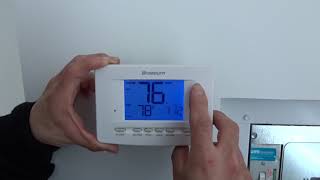 Braeburn Thermostat How To [upl. by Roslyn]