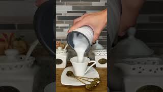 who doesnt love frothy milk😊fypviral viralvideo frothycoffee cinamoroll coffeetok latte [upl. by Margalit]