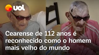 Cearense de 112 anos é reconhecido como o homem mais velho do mundo conheça João Marinho Neto [upl. by Saltzman]