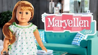 American Girl Doll  Maryellen Larkins Living Room Set amp Sofa Bed Set REVIEW [upl. by Horatia67]