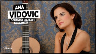 Ana Vidovic plays Domenico Scarlatti  Sonata in D minor K 1 L 366  SiccasGuitars [upl. by Nelyahs]