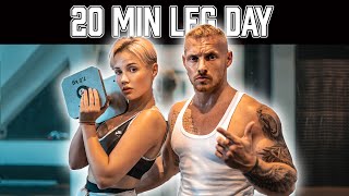 BEINE PO WORKOUT für Zuhause mit Hanteln 20 Minuten Home Workout [upl. by Ferullo]