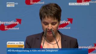 Der erste Tag des Bundesparteitags der AfD vom 22042017 [upl. by Midan]