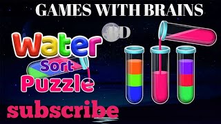 Water sort puzzle🍥🍥 Games with Brains Mobile Games Falcon Game Studio meng xu Appcelent Studio [upl. by Einnhoj236]