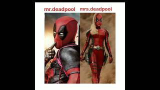 Deadpool family in real life new short shorts dc marvel [upl. by Charlot]