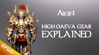 AION 50  The new HighDaeva armor explained [upl. by Aromas]