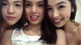 Janella Michelle amp Julia Barretto stole Julians phone keek [upl. by Loutitia758]