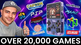 The Plug amp Play R36S Handheld Has Over 20K Games [upl. by Arbmat]