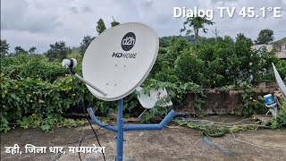 Dialog TV on 45°E Signal Setting in Madhya Pradesh india [upl. by Bena]