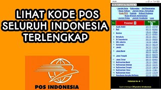 Cara Mengetahui Kode Pos Seluruh Indonesia  Terbaru 2020 [upl. by Ermin931]