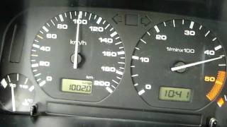 Polo 19 SDi acceleration 0100 kmh [upl. by Thormora]