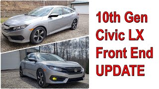 20162018 Honda Civic Factory Fog Light Installation with Black Grill [upl. by Enileda]