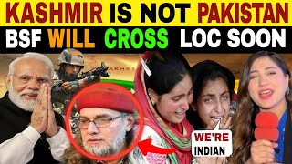 KASHMIR IS NOT PAKISTAN BIG VICTORY OF MODI SARKAR  BSF PATROLLING PAK ALERT  PUBLIC REACTION [upl. by Kristan]