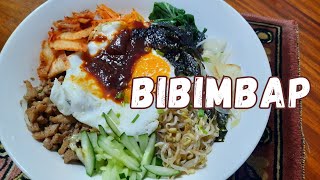 Bibimbap Recipe  Korean Rice bowl  Malyns Craves [upl. by Mehalek]