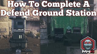 How To Complete A Defend Ground Station Contract In MWZ Guide [upl. by Stark369]