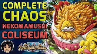 Walkthrough for Complete Chaos Nekomamushi Coliseum One Piece Treasure Cruise [upl. by Eerual790]