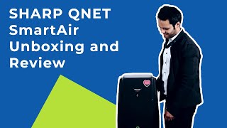 SHARP QNET SmartAir Air Purifier Unboxing and Review [upl. by Anedal]