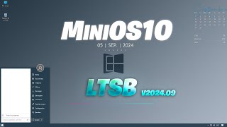 La versión mas ligera de Windows 10 se actualiza  MiniOS10 LTSB v202409 windows windows10 [upl. by Katina]