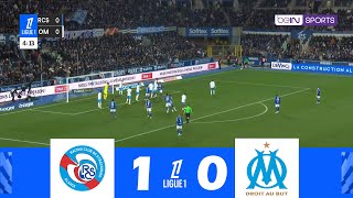 RC Strasbourg contre Marseille 10  Ligue 1 202425  Résumé de Match [upl. by Darrick]