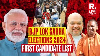 BJP Releases First List For Lok Sabha Polls  BJP Candidates List  Elections 2024 [upl. by Metzger]