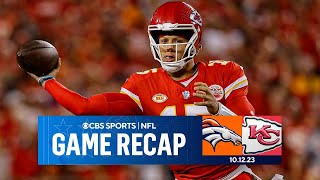 Chiefs Continue DOMINANCE For 16th Straight Win Over Broncos I Game Recap I CBS Sports [upl. by Aerdma]