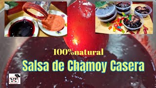 Salsa de Chamoy para Escarchar Enchilar gomitas y frutas Chamoy casero paso a paso [upl. by Asseret]