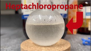 Heptachloropropane Synthesis from Chloroform Tetrachloroethylene and Aluminum Chloride [upl. by Belloir]