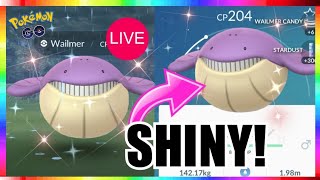 WAILMER NEST  SHINY HUNTING in Pokemon Go [upl. by Walt413]