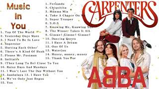 ABBA The Carpenters Non Stop Love Songs ♫ The Ultimate Love Song Collection [upl. by Fields]