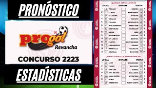 Progol 2223 Análisis Completo Pronóstico Quiniela Sencilla y 5 Dobles SUSCRIBETE¡ [upl. by Baron]