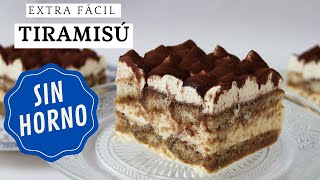 TIRAMISU  TARTA FÁCIL  Receta paso a paso [upl. by Sweet]