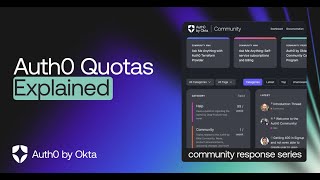 Auth0 Quotas Explained  Auth0 Support [upl. by Eiliak783]