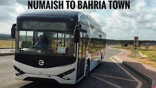 Numaish to Bahria Town Karachi  Peoples Bus Service EV 4  passionbyrehanghori16 [upl. by Breger]