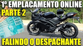 PRIMEIRO EMPLACAMENTO DE VEICULO 0KM PARTE 2  YAMAHA R15 2025 [upl. by Ivets]