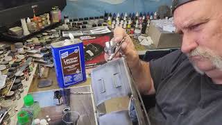 Using Testors bottle enamel to paint a scale auto body [upl. by Salvidor]