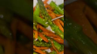 Sautéed Asparagus amp Carrots shorts recipe viral [upl. by Hasina]