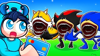 SHIN SONIC Tycoon in Roblox With Twin Sister and Crazy Fan Girl [upl. by Naegem]