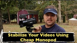 How To Stabilize Your Videos With A Cheap Monopod [upl. by Ntsuj321]