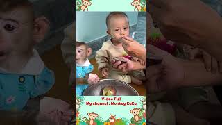 Baby Diem calls Monkey Hair Red to eat star apple part 3 [upl. by Innos]