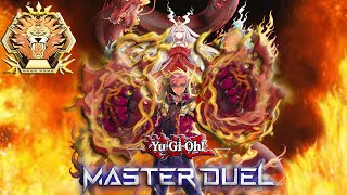 Master Rank Libromancer Fireburst OTK YuGiOh Master Duel [upl. by Keslie]