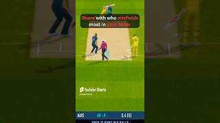 Share with your misfielder 😁 Cricket  Real Cricket 24  RC24 shorts ytshorts rc24shorts [upl. by Tallbott947]